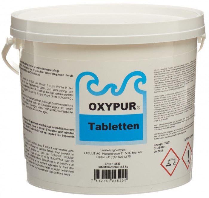 OXYPUR Oxygène actif en pastilles 24 x 100g