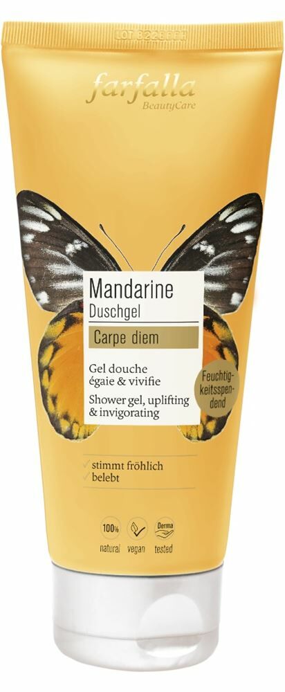 FARFALLA Gel douche Mandarine Carpe Diem 200ml FARFALLA Gel douche Mandarine Carpe Diem 200ml