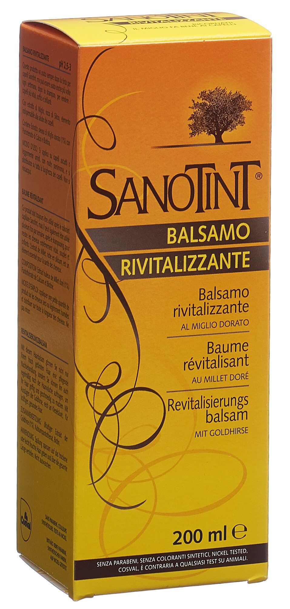 Sanotint Baume de soin Rivitalizzante pH 3.3 200ml
