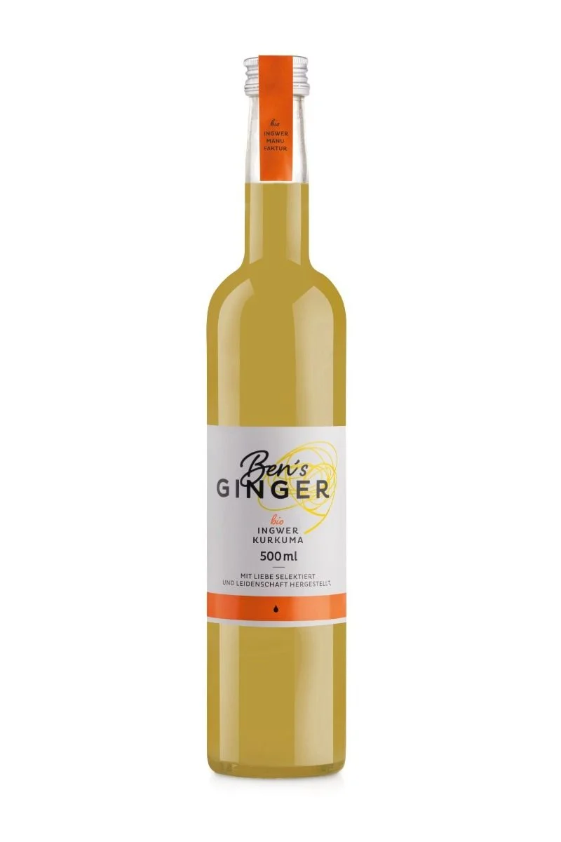 BEN'S GINGER Gingembre-Curcuma Bio 500ml