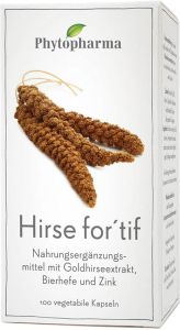 PHYTOPHARMA Millet for'tif Capsules 100 pièces