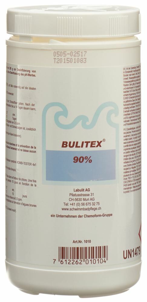 BULITEX galets de chlore 1kg BULITEX galets de chlore 1kg