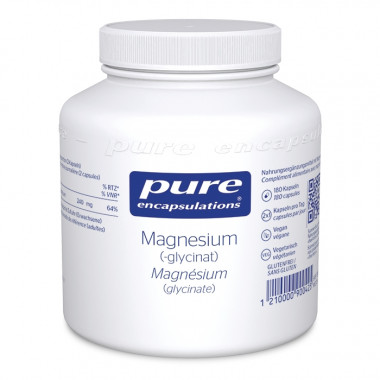 Pure glycinate de magnésium en gélules 180 unités