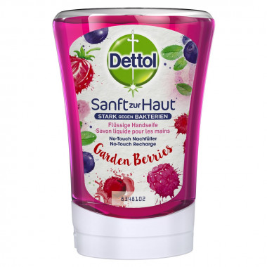 Recharge de savon pour les mains Dettol No-Touch Gardenberries Fl 250ml