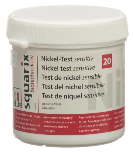 BENCARD Test de nickel sensible 20 pièces