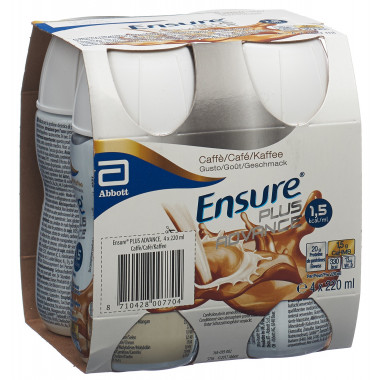 Café Ensure Plus Advance 4 x 220ml Café Ensure Plus Advance 4 x 220ml
