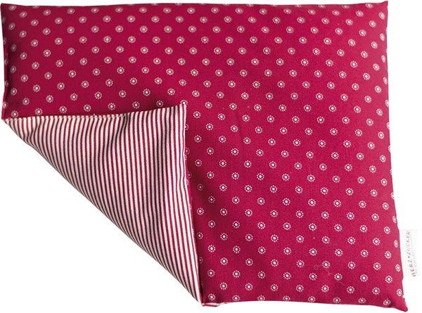 HERZZUCKER Coussin chauffant au colza 26x21cm étoile rouge