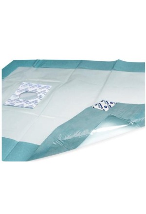 FOLIODRAPE Protect Drap perforé 75x90cm 40 pièces