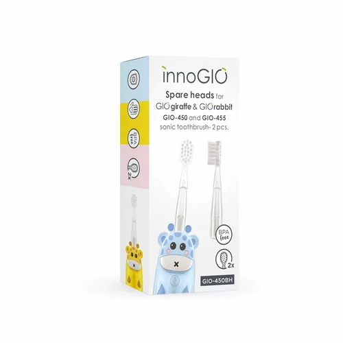 Brosse à dents de rechange innoGIO 2 pièces Brosse à dents de rechange innoGIO 2 pièces