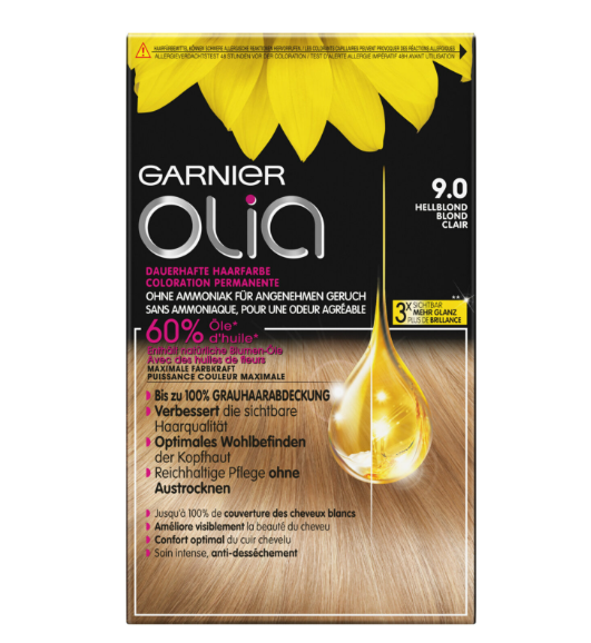 OLIA couleur de cheveux 9.0 blond clair