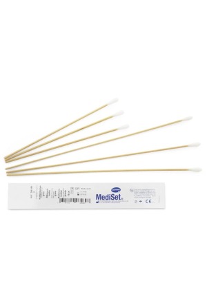 MediSet Coton-tiges 15cm stérile grand 125 x 3 pièces