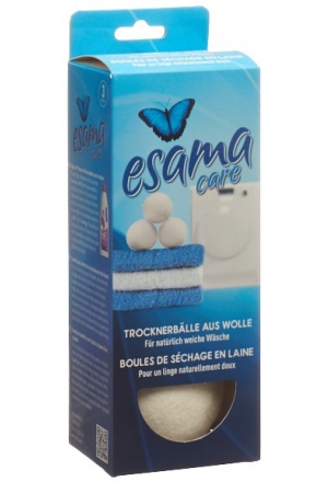 ESAMA Balles de séchage en laine 3 pièces