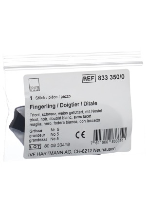 IVF doigtier tricot Gr5 noir