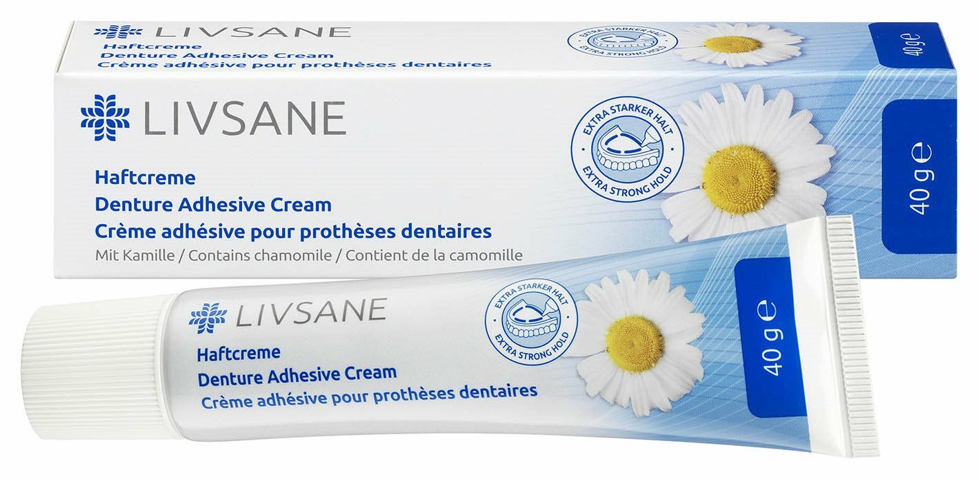 Livsane Crème adhésive 40g Livsane Crème adhésive 40g