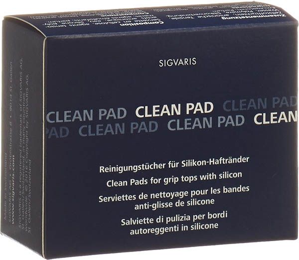 SIGVARIS Clean Pad lingettes de nettoyage boîte 10 pièces SIGVARIS Clean Pad lingettes de nettoyage boîte 10 pièces