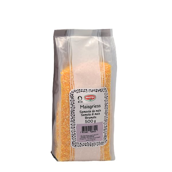 Morga Semoule de maïs Bramata Bourgeon Btl 500g Morga Semoule de maïs Bramata Bourgeon Btl 500g