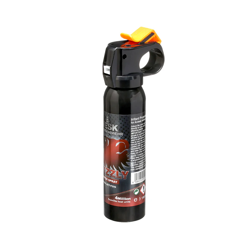 Spray au poivre VESK Grizzly 200ml rayon large