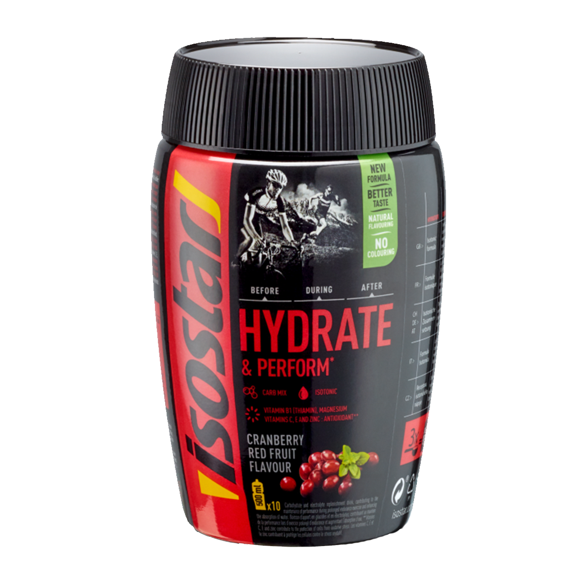 Isostar Hydrate & Perform poudre cranberry 400g Isostar Hydrate & Perform poudre cranberry 400g