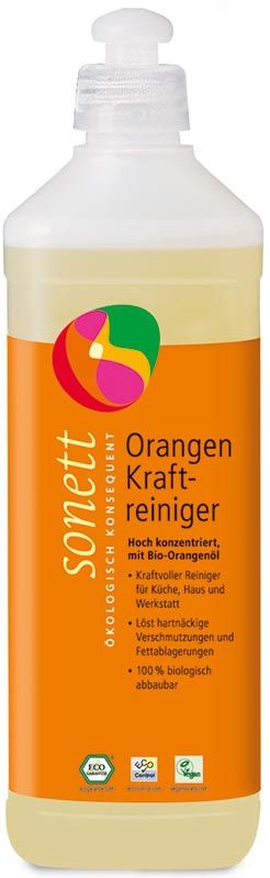 Sonett nettoyant puissant à l'orange 0.5lt Sonett nettoyant puissant à l'orange 0.5lt