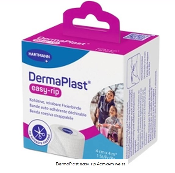 DermaPlast® easy-rip 4cmx4m blanc
