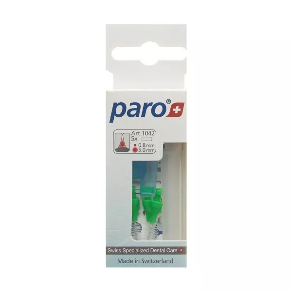 PARO Isola F 5mm moyen vert cylindrique 5 pièces PARO Isola F 5mm moyen vert cylindrique 5 pièces