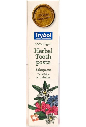 Dentifrice Trybol 100% végétalien recyclable Tb 100ml