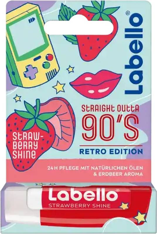 LABELLO Strawberry Shine Retro Edition Stick 4.8g