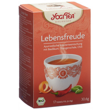 Yogi Tea Thé Joie de vivre 17 Btl 1.8g