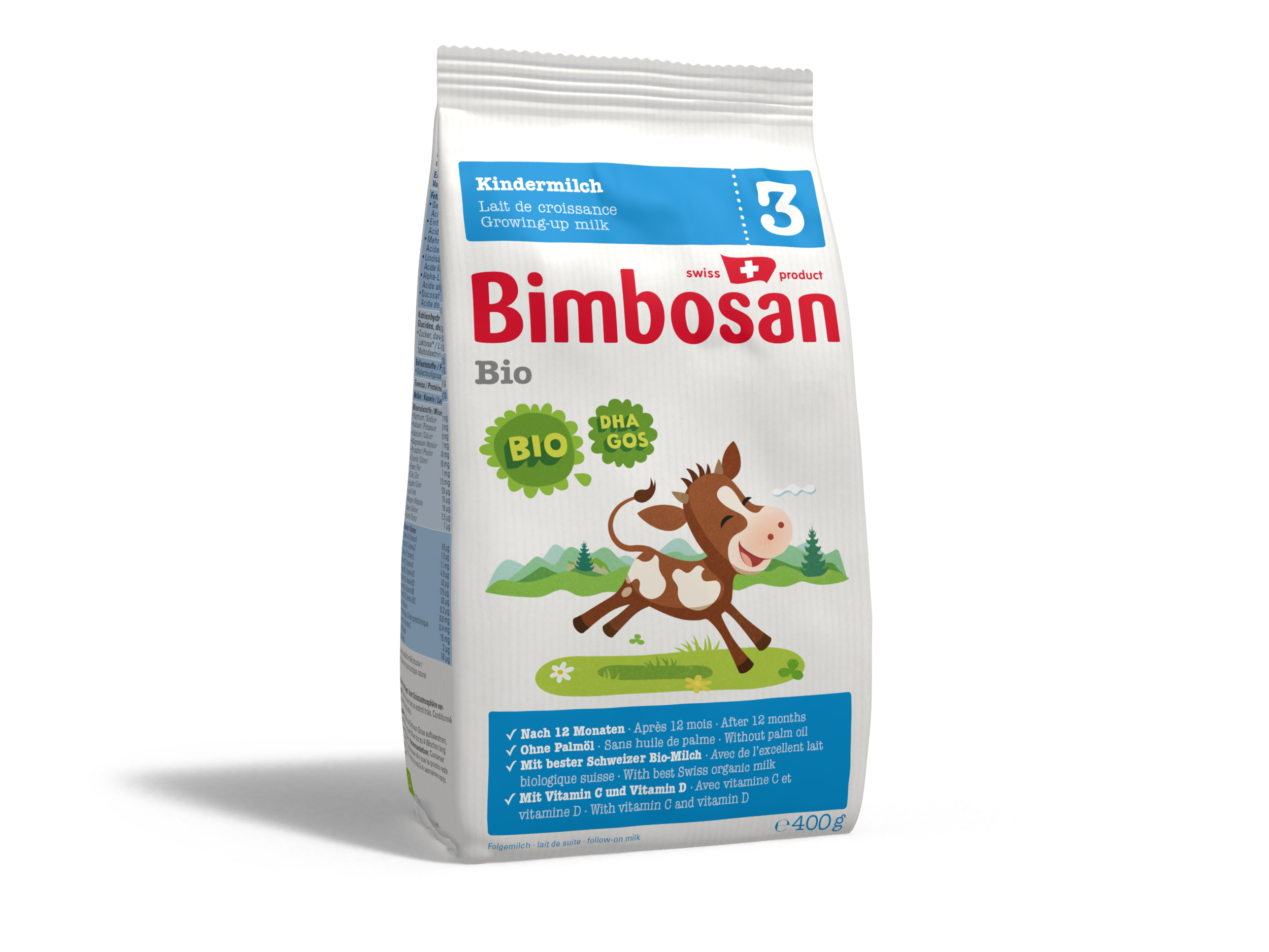 BIMBOSAN Bio 3 lait pour enfants refill 400g BIMBOSAN Bio 3 lait pour enfants refill 400g