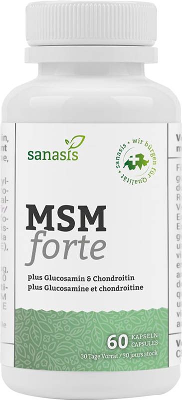 sanasis MSM Glucosamine&Chondroïtine en gélules 60 pièces sanasis MSM Glucosamine&Chondroïtine en gélules 60 pièces