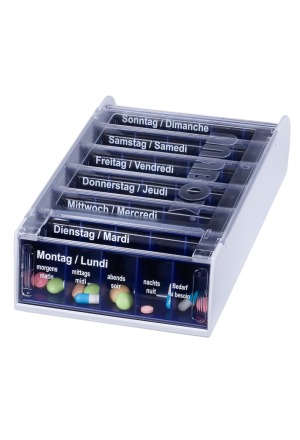 ANABOX Medidispenser 7jours bleu ANABOX Medidispenser 7jours bleu