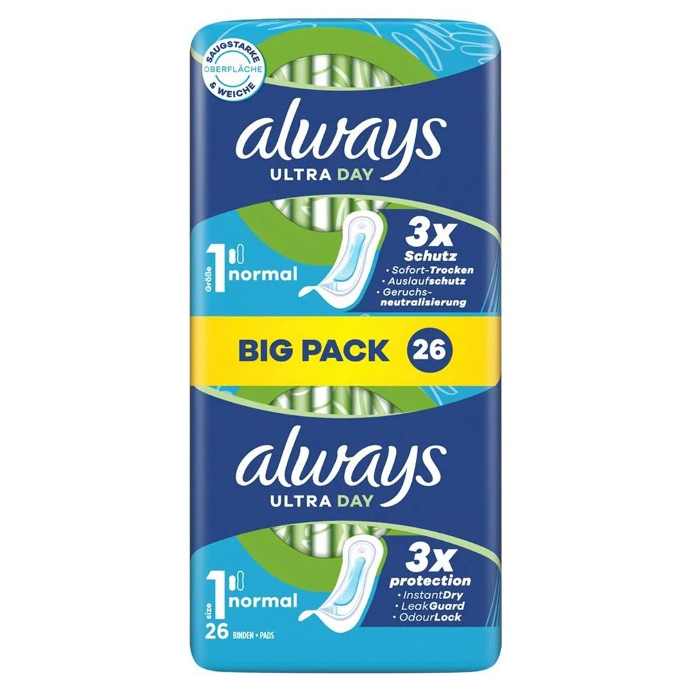 Always Ultra Absorbant Normal BigPack 26