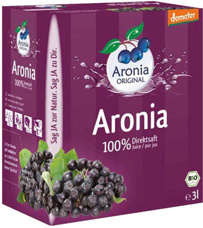 Aronia Original Jus d'aronia Demeter 3 lt