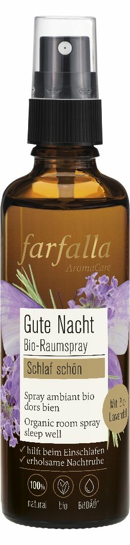 farfalla Spray d'ambiance bio Lavande Dors bien 75ml farfalla Spray d'ambiance bio Lavande Dors bien 75ml