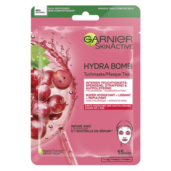 GARNIER Masque en tissu Hydra Bomb 28g