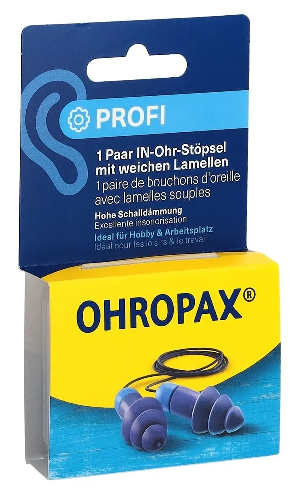 OHROPAX® Bouchons d'oreilles Profi 1 paire