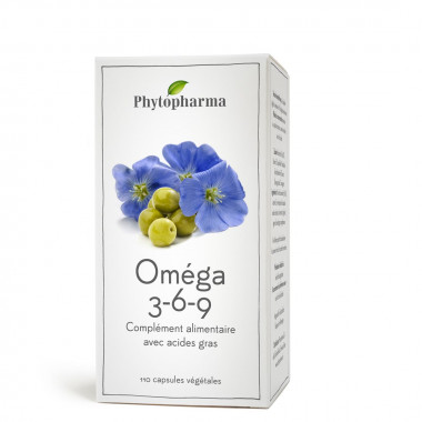 PHYTOPHARMA Capsules Oméga 3-6-9 110 pièces