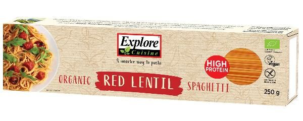EXPLORE CUISINE Spaghetti Lentilles rouges Bio 250g