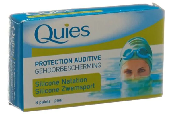 Quies Protections auditives silicone 3 paires