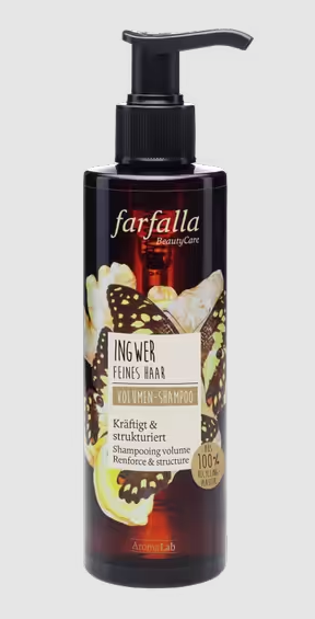 Shampooing volumateur au gingembre FARFALLA 200ml Shampooing volumateur au gingembre FARFALLA 200ml
