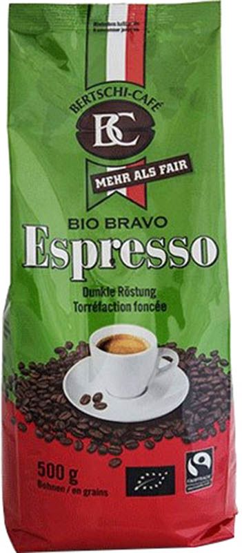 BC BERTSCHI CAFE Bio Bravo Café Espre entier 500g