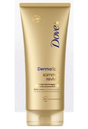 Lotion corporelle Dove Summer Rev Light Med 200ml