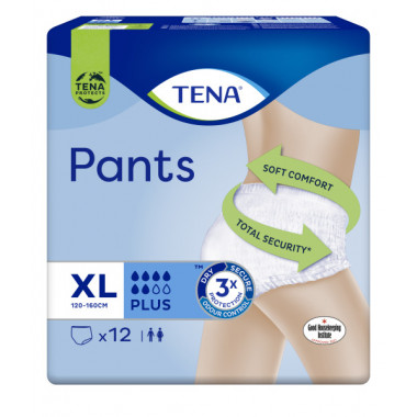 TENA Pants Plus XL ConfioFit 12 pièces