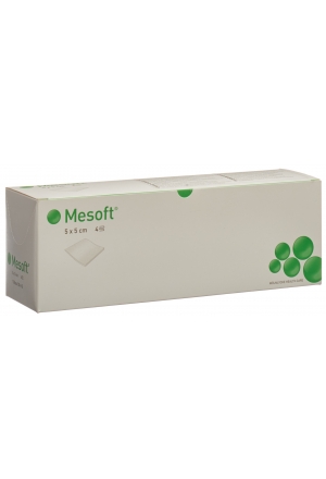 Mesoft NW Compresses non tissées 5x5cm stériles 30 Btl 5 pièces