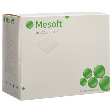 Compresses Mesoft NW 10x20cm stériles 24 x 5 pièces