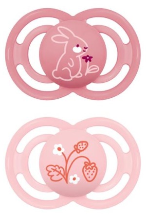 MAM Perfect Night Sucette 16-36 mois rose/rose 2 pièces