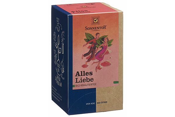 Sonnentor Tout l'amour Tisane BIO Btl 18 pièces Sonnentor Tout l'amour Tisane BIO Btl 18 pièces
