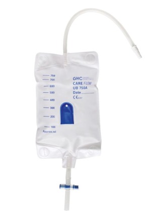 GHC Poche urinaire CAREFLOW 0.75l 10cm st Abl RV Vli