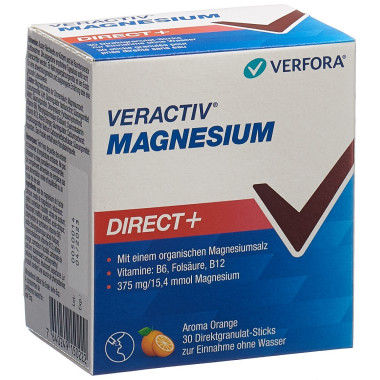 Veractiv Magnésium Direct+ Stick 30 pièces