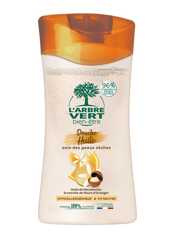 L'ARBRE VERT Huile de douche Macadamia Fl 250ml
